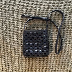 Universal Thread Black Mini Bag with Studded Texture